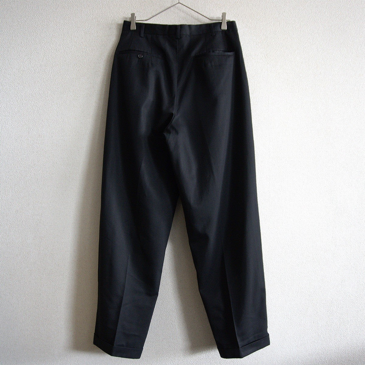 Y's for men 90s Black Wool Wide Slacks Size M