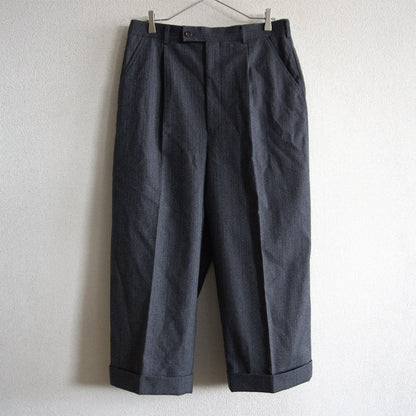 COMME des GARCONS HOMME Gray Wool Tweed Slacks Size S