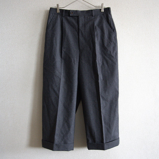 COMME des GARCONS HOMME Gray Wool Tweed Slacks Size S