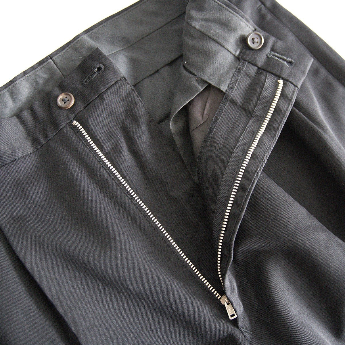 Y's for men 90s Black Wool Wide Slacks Size M