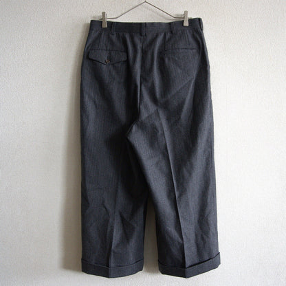 COMME des GARCONS HOMME Gray Wool Tweed Slacks Size S