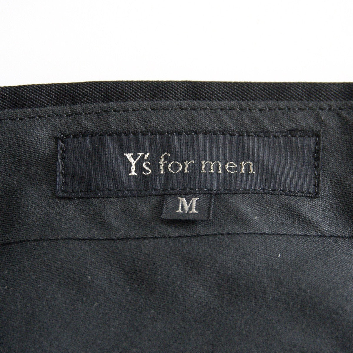 Y's for men 90s Black Wool Wide Slacks Size M