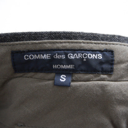 COMME des GARCONS HOMME Gray Wool Tweed Slacks Size S