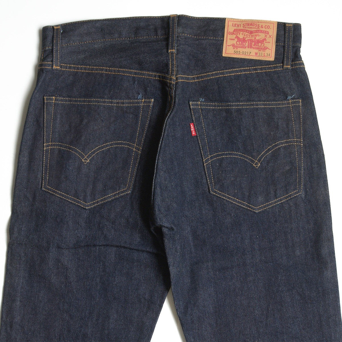 LEVI'S VINTAGE CLOTHING 505-0217 Big E Dark Size 33×34