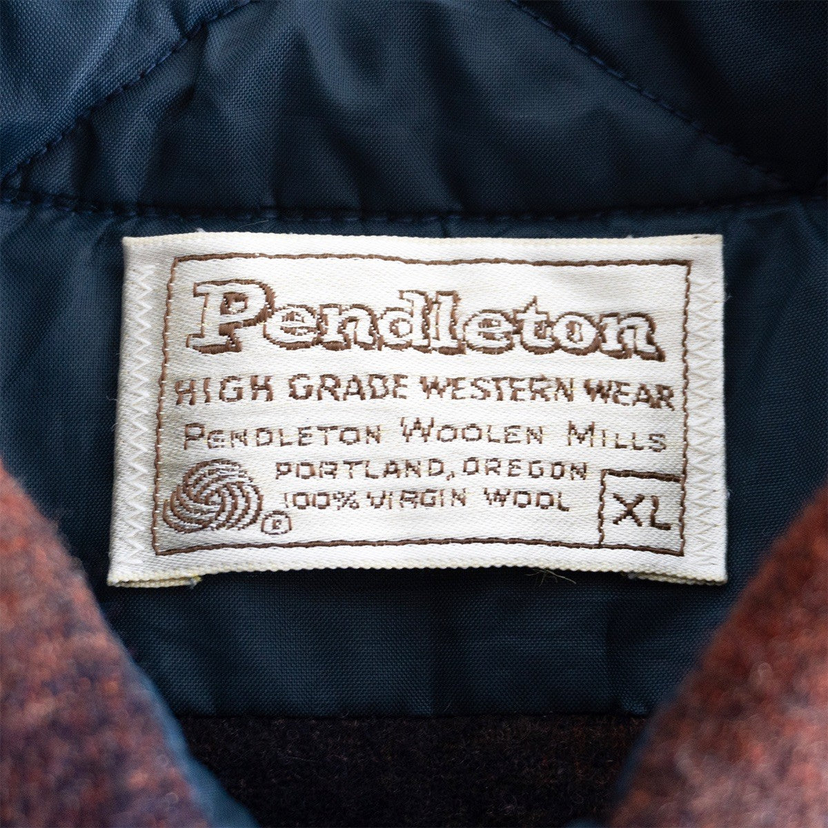 PENDLETON 70s Vintage Ombre Wool Check Western Shirt Size XL