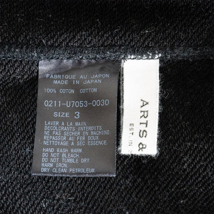 ARTS&SCIENCE Loose Fit Cotton Sweatshirt Black Size 3