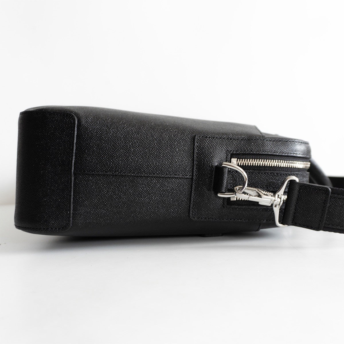 PELLE MORBIDA Capitano Leather Briefcase Black Size ONE SIZE