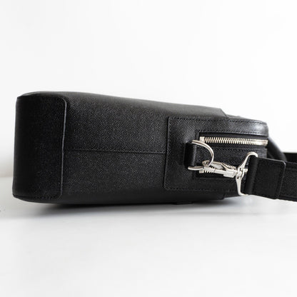 PELLE MORBIDA Capitano Leather Briefcase Black Size ONE SIZE