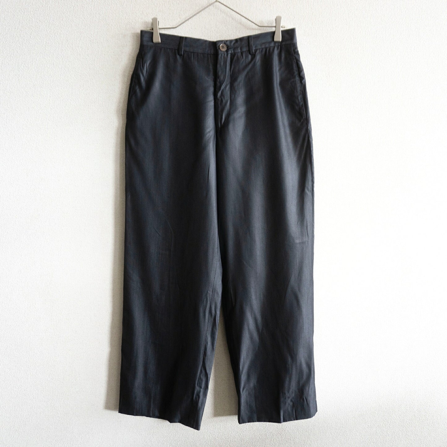 GIORGIO ARMANI Wool Rayon Black Slacks Size 46
