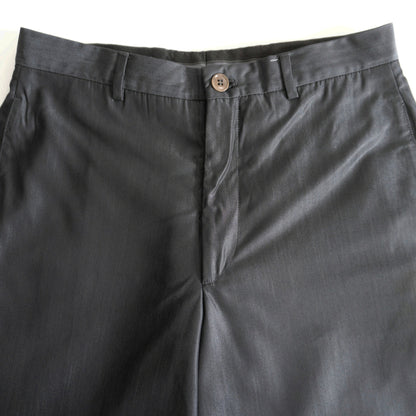 GIORGIO ARMANI Wool Rayon Black Slacks Size 46