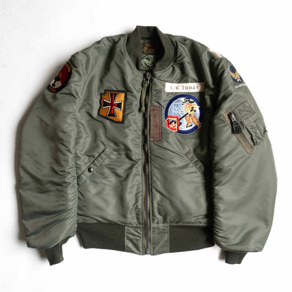 LION UNIFORM Buzz Rickson MA-1 Flight Jacket Repro Size L