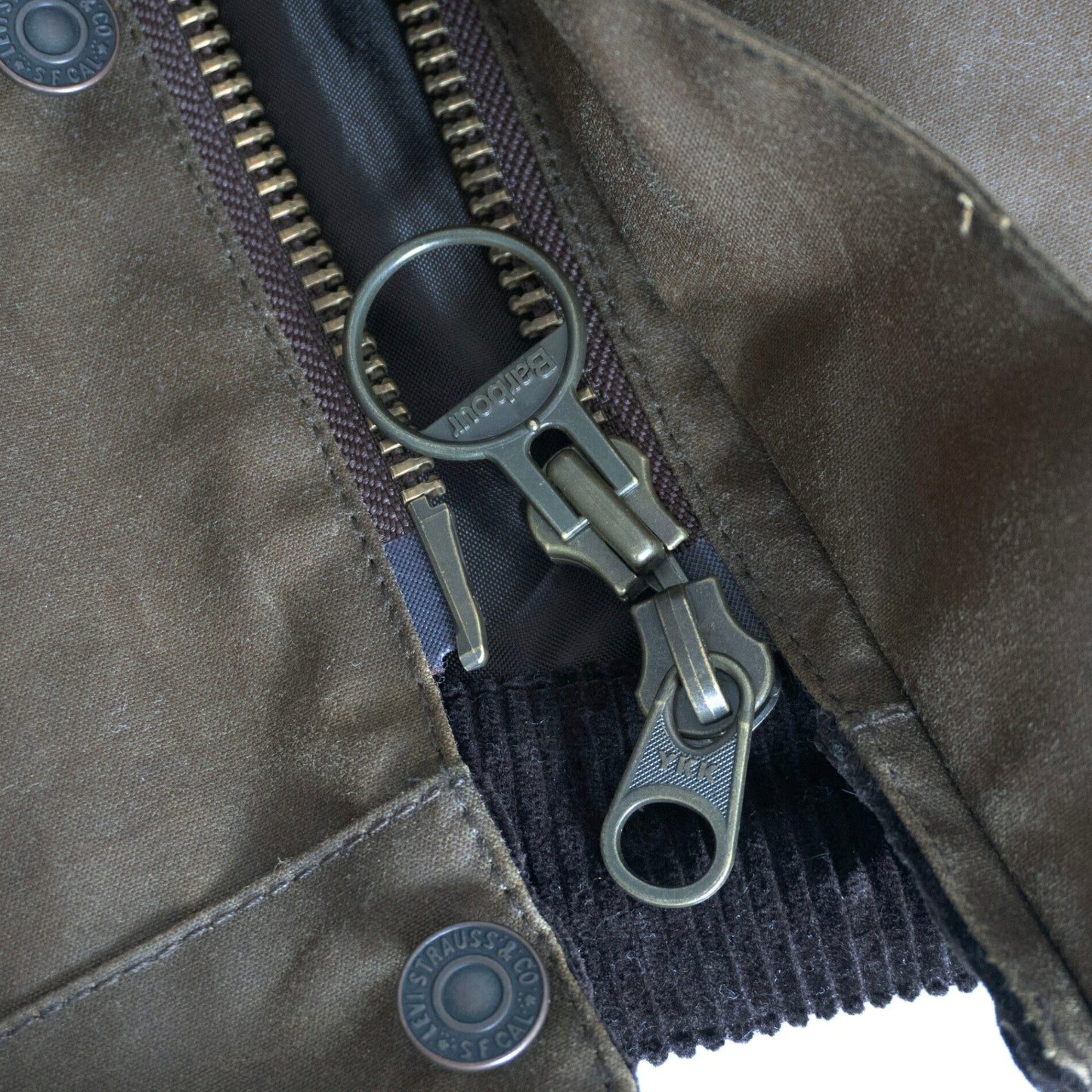 BARBOUR x Levi's Spey Wax Oiled Jacket Size M