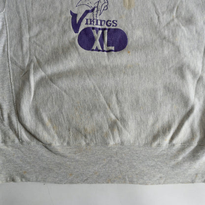 CHAMPION 80s Minnesota Vikings Reverse Weave Size XL
