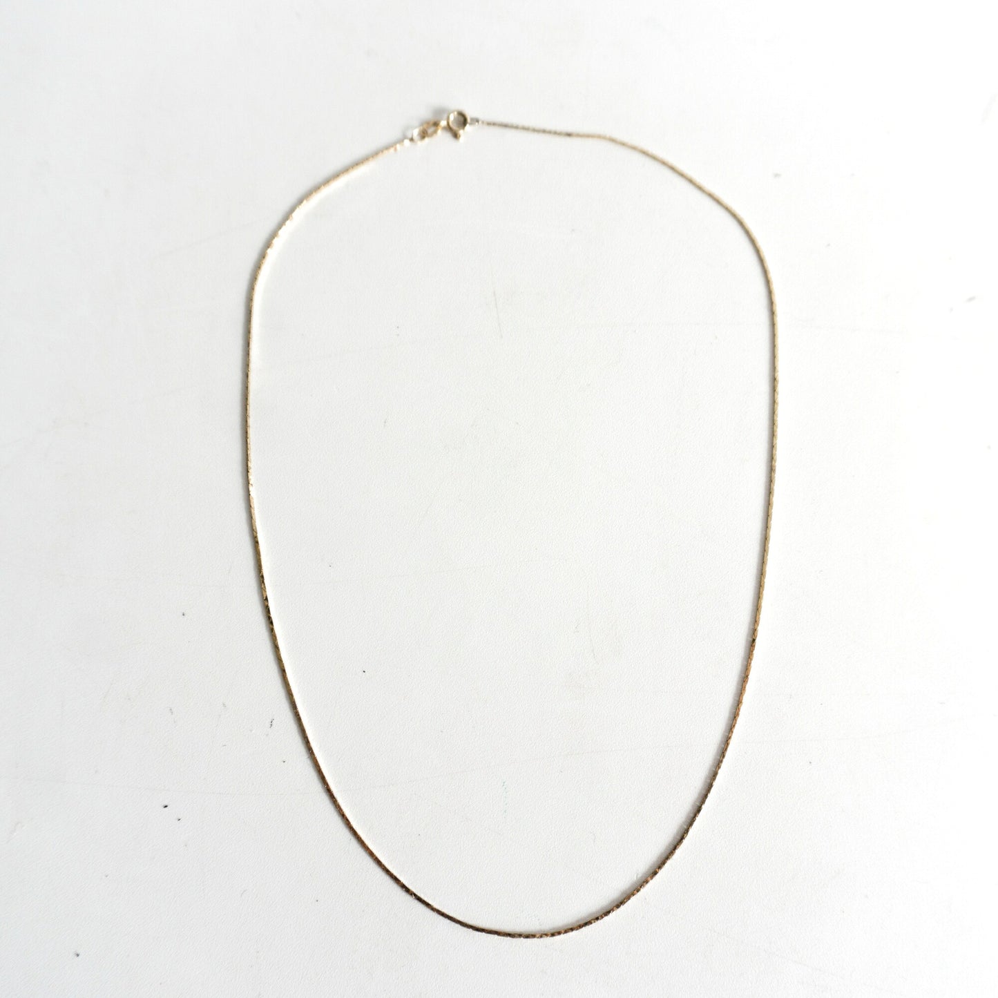 ITALIAN MADE Silver 925 Gold Snake Chain Size ONE SIZE