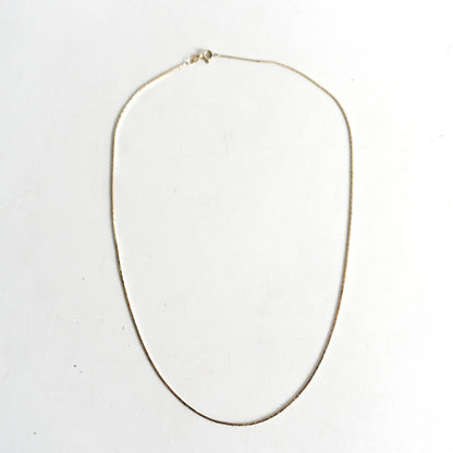 ITALIAN MADE Silver 925 Gold Snake Chain Size ONE SIZE