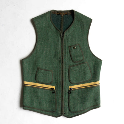 FREEWHEELERS Fraser Wool Cotton Blend Beach Vest Size S