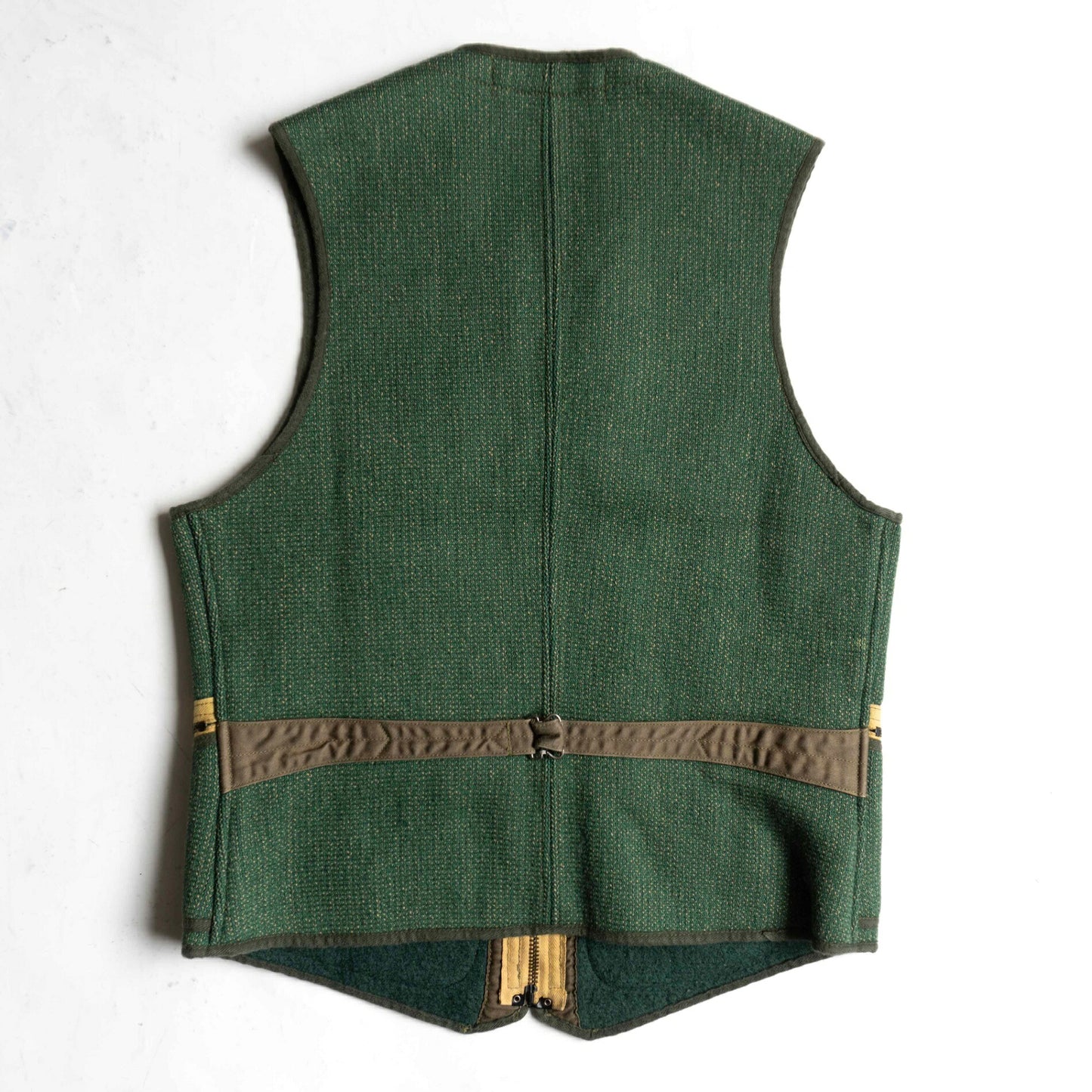 FREEWHEELERS Fraser Wool Cotton Blend Beach Vest Size S