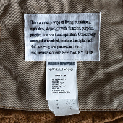 Engineered Garments Bedford Corduroy Jacket Brown Size M