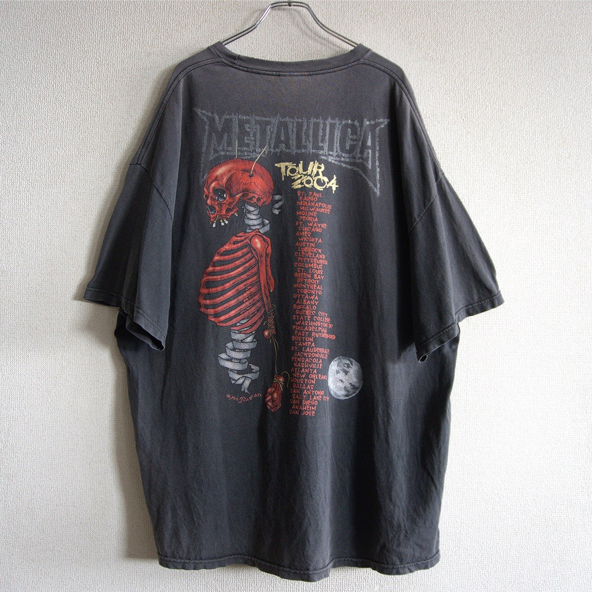 METALLICA 00s Pushead Tour 2004 Tee Size 2XL