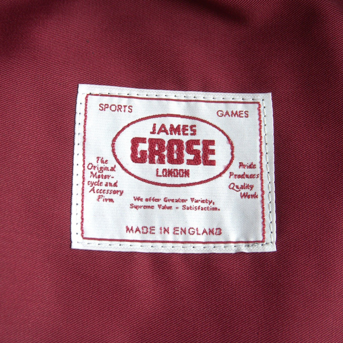 JAMES GROSE CLUBMAN NEW SHEEP Single Rider Jacket Size 46