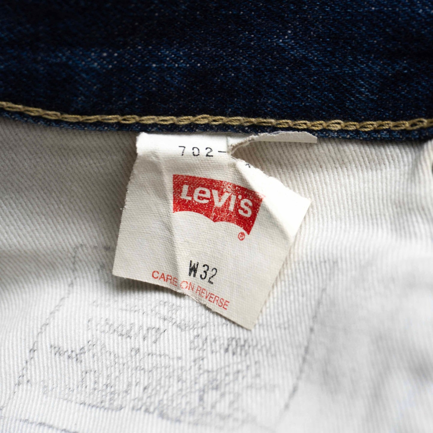 LEVI'S 702XX Big E Made in Japan Denim Pants Size 32×36