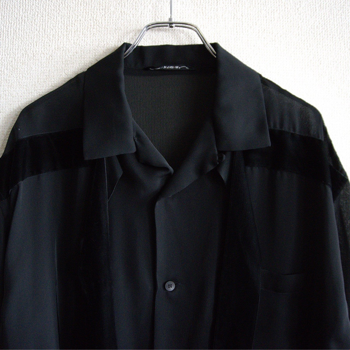 Y's for men work shop Triacetate Oversized Shirt Size XL