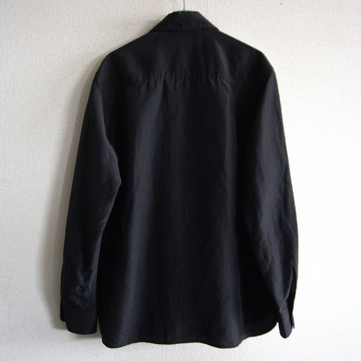 GIORGIO ARMANI Rayon Linen Double Zip Jacket Black Size 44