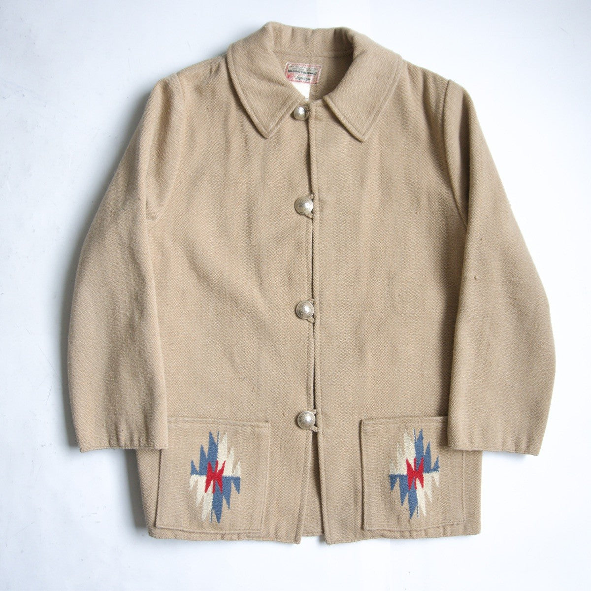 STYLE EYES Chimayo Concho Jacket Beige Size 40