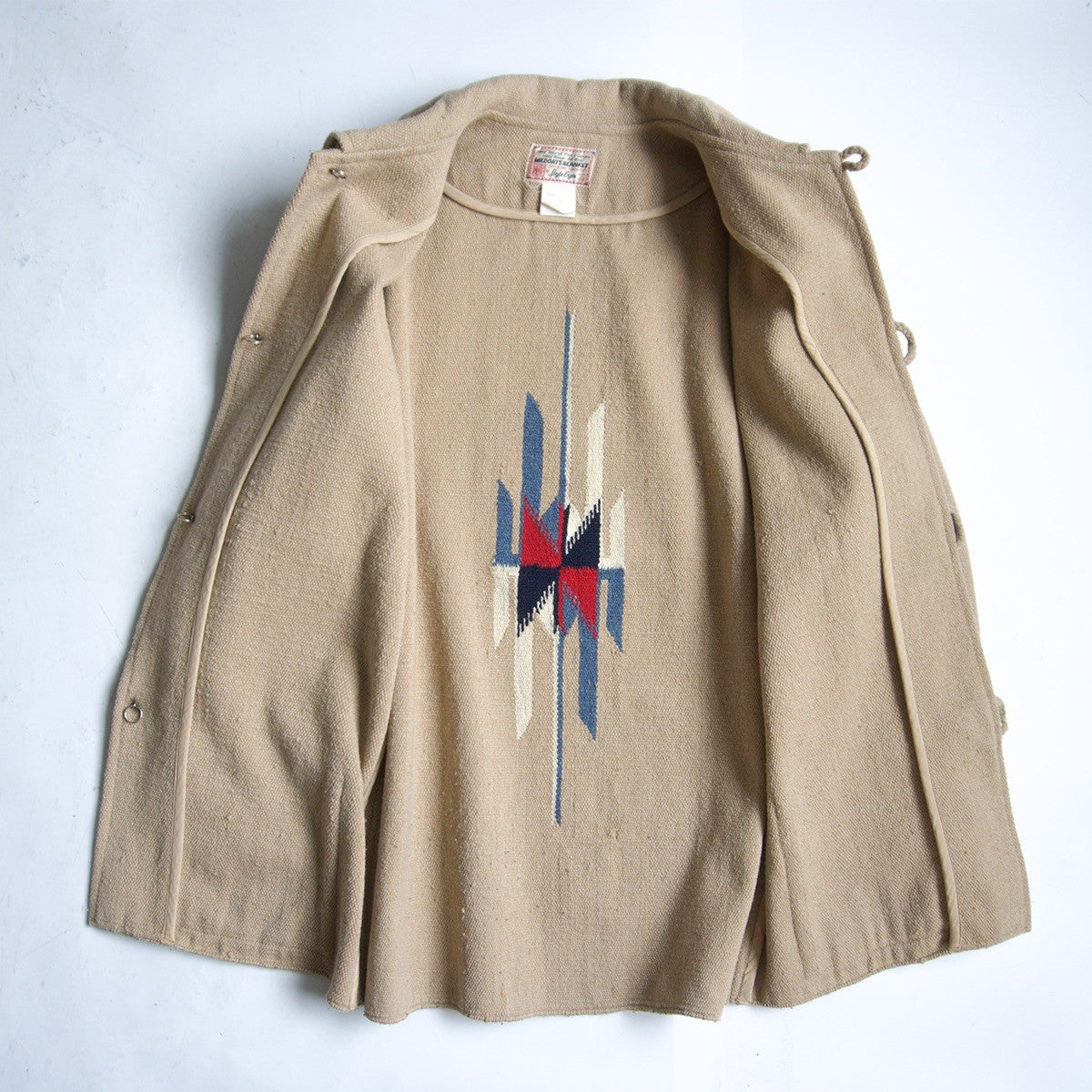 STYLE EYES Chimayo Concho Jacket Beige Size 40