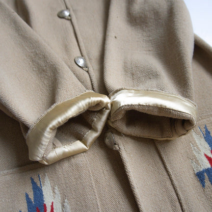 STYLE EYES Chimayo Concho Jacket Beige Size 40