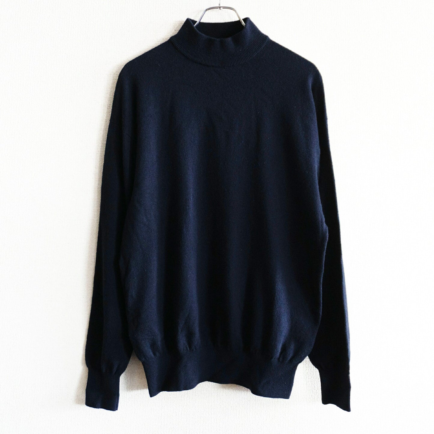 COMME des GARCONS HOMME 90s Mock Neck Knit Navy Size L