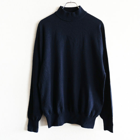 COMME des GARCONS HOMME 90s Mock Neck Knit Navy Size L