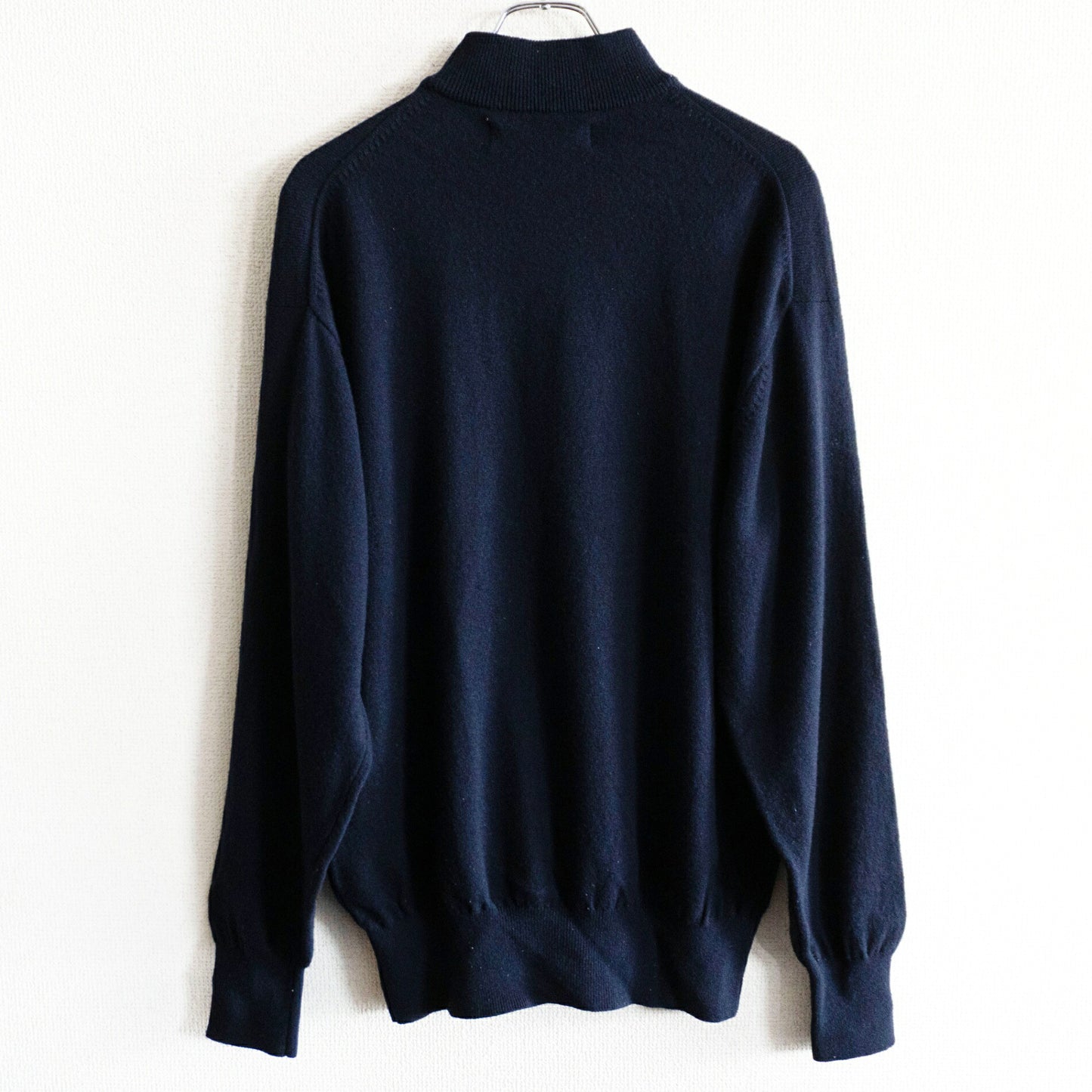 COMME des GARCONS HOMME 90s Mock Neck Knit Navy Size L