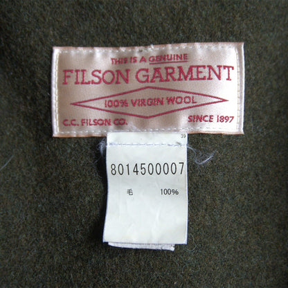 FILSON Double Mackinaw Cruiser Wool Jacket Green Size M