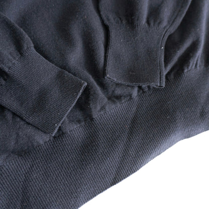 COMME des GARCONS HOMME 90s Mock Neck Knit Navy Size L