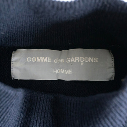 COMME des GARCONS HOMME 90s Mock Neck Knit Navy Size L