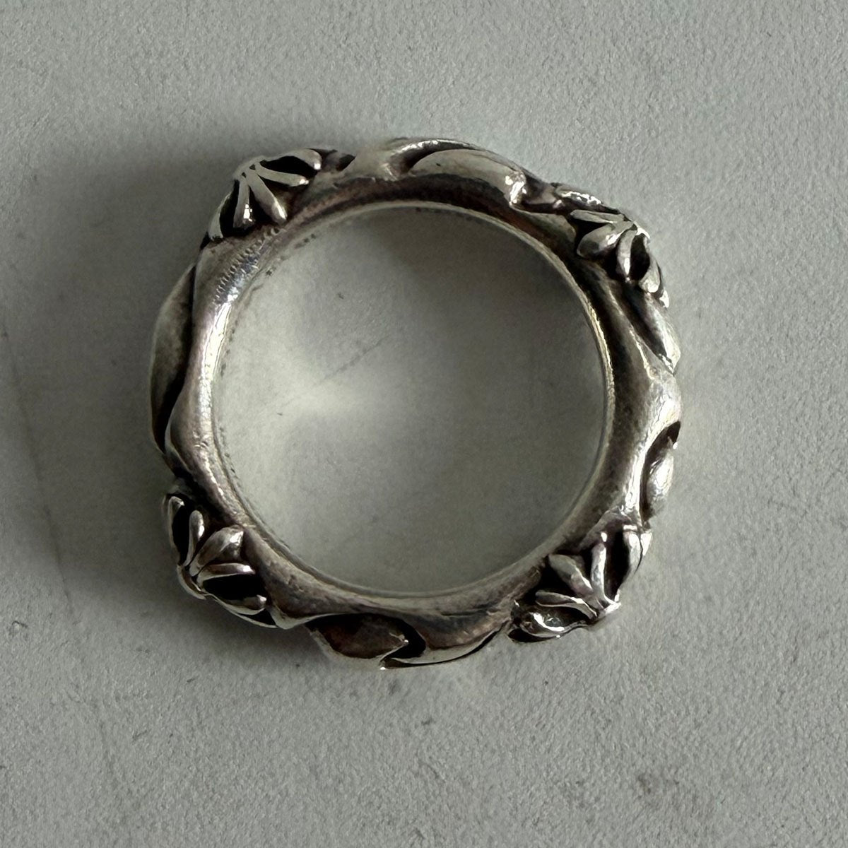 CHROME HEARTS SBT Band Ring Size ONE SIZE