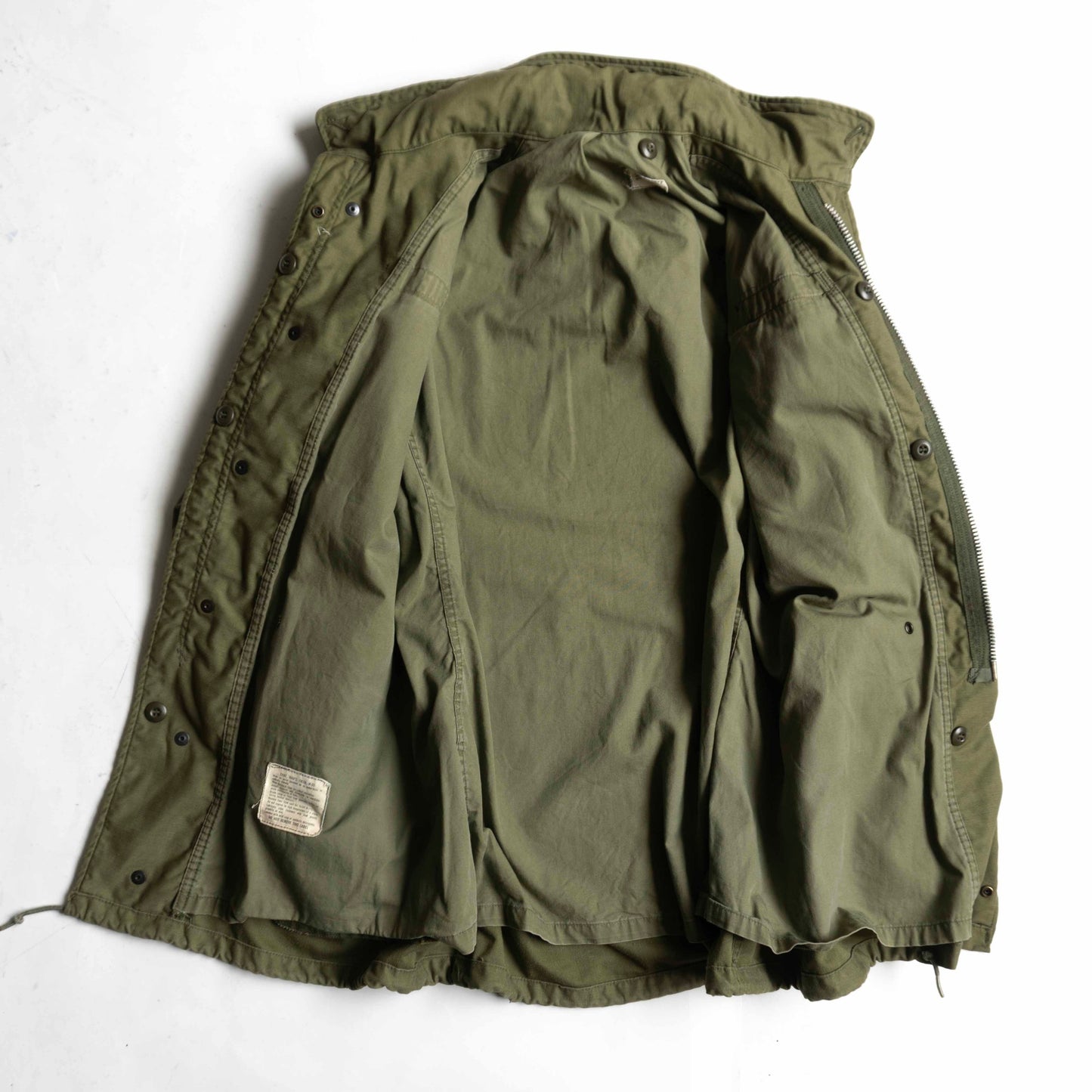 US ARMY 60s M-65 2nd Field Jacket Aluminum Size SMALL-LONG