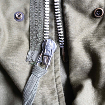US ARMY 60s M-65 2nd Field Jacket Aluminum Size SMALL-LONG