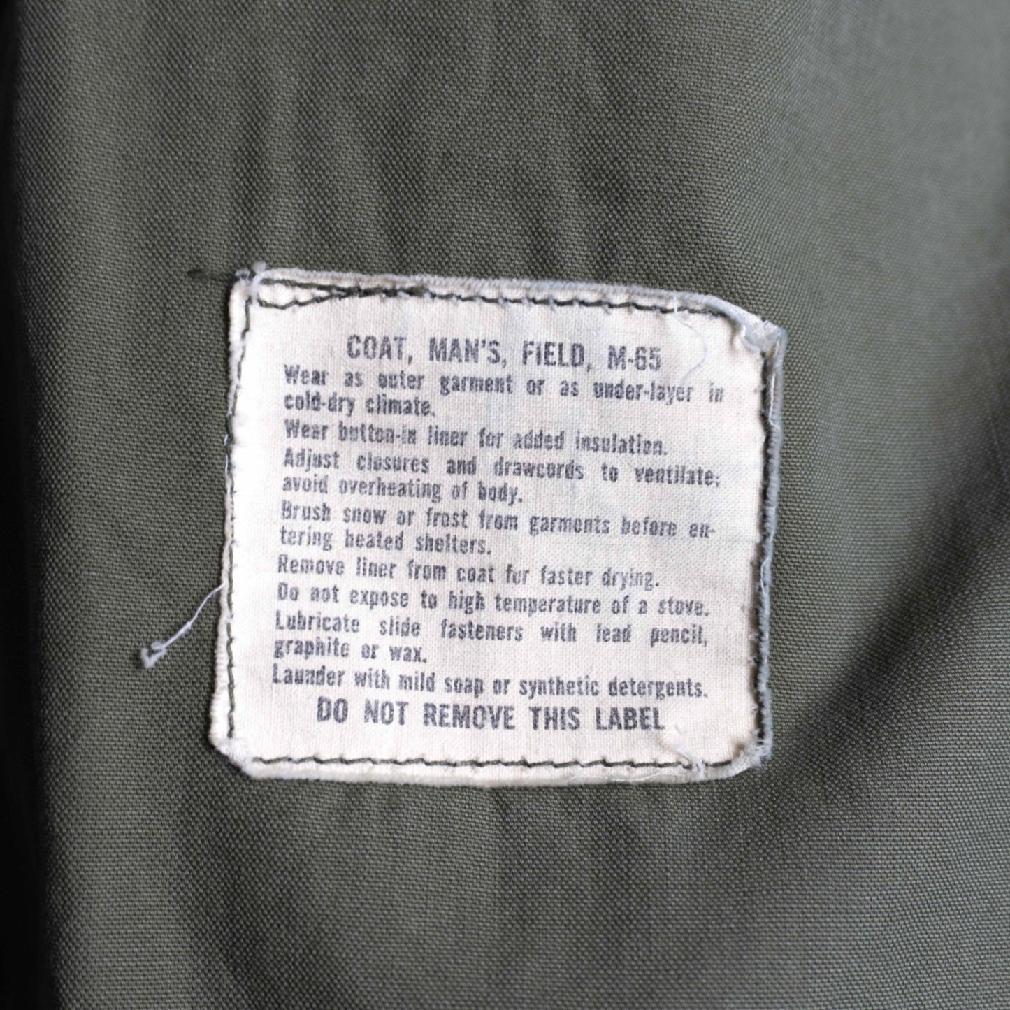 US ARMY 60s M-65 2nd Field Jacket Aluminum Size SMALL-LONG