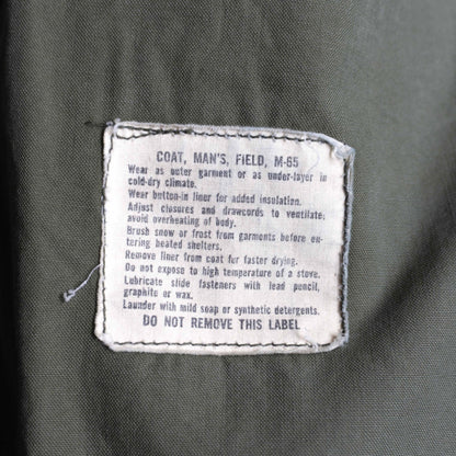 US ARMY 60s M-65 2nd Field Jacket Aluminum Size SMALL-LONG