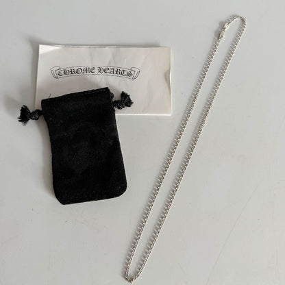 CHROME HEARTS Silver Roll Chain Necklace Size ONE SIZE