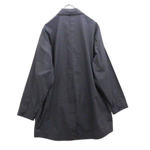 kontor Balmacaan Shirt Coat Black Size 2