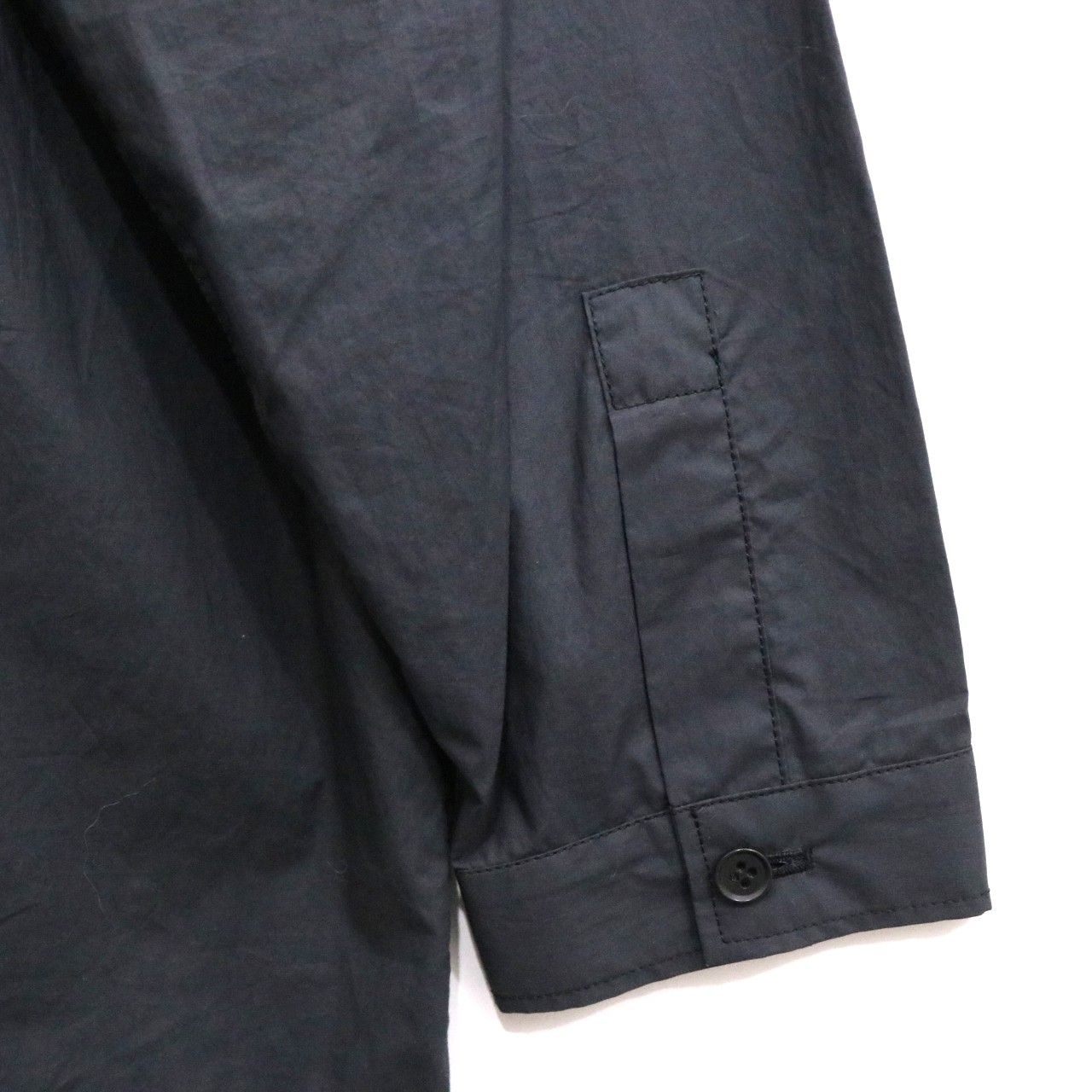kontor Balmacaan Shirt Coat Black Size 2