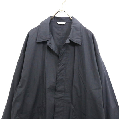 kontor Balmacaan Shirt Coat Black Size 2