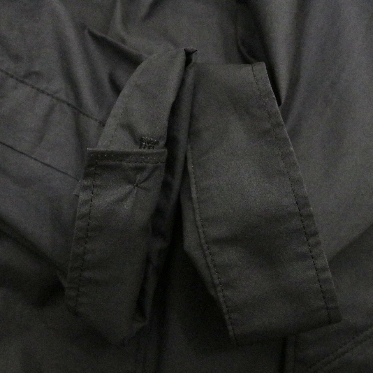 kontor Balmacaan Shirt Coat Black Size 2