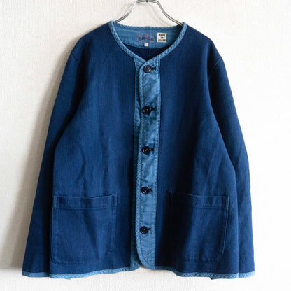 BLUE BLUE JAPAN Sashiko Liner Jacket Blue Size 1