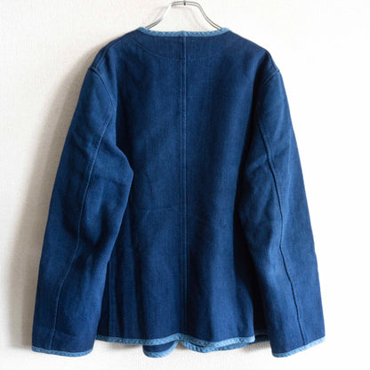 BLUE BLUE JAPAN Sashiko Liner Jacket Blue Size 1