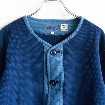 BLUE BLUE JAPAN Sashiko Liner Jacket Blue Size 1