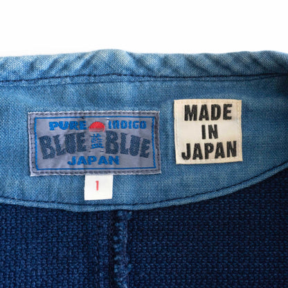 BLUE BLUE JAPAN Sashiko Liner Jacket Blue Size 1